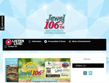 Tablet Screenshot of jewel1067.com